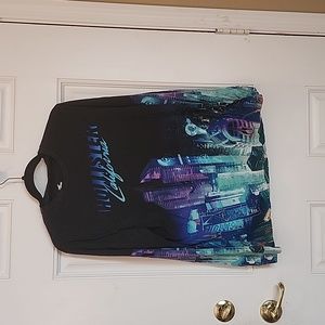 Hollister long sleve T straight hem size Large